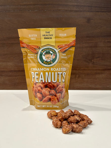 10oz Cinnamon Roasted PEANUTS – Magic Bavarian Nuts