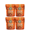 3oz -4x Cinnamon Roasted CASHEWS -  Pocket Size
