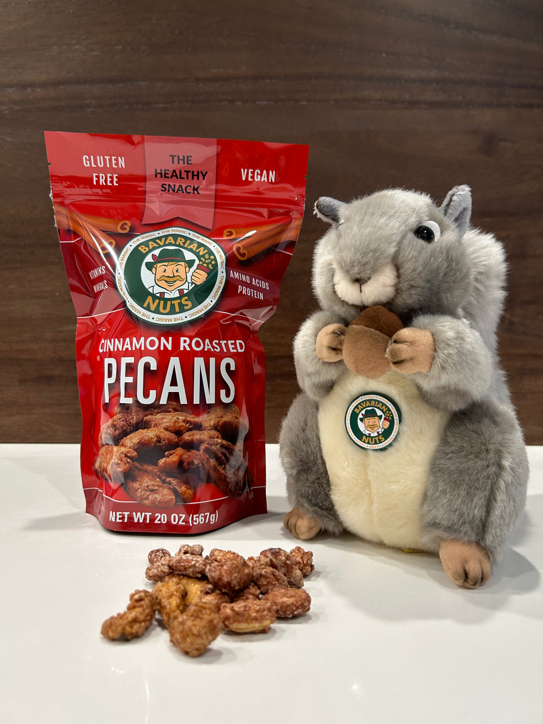 Combo PECANS 20oz. + Squirrel