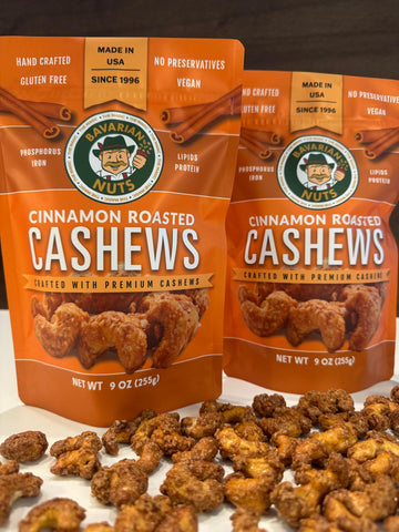 9oz Cinnamon Roasted CASHEWS