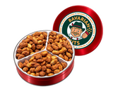 Cinnamon Roasted Peanuts 18oz Gift Tin + Plush Squirrel | Vegan & gluten-free | Magic Bavarian Nuts