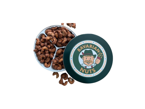 Cinnamon Roasted Almonds Gift Tin, 18oz | Gluten-free & Vegan | Magic Bavarian Nuts