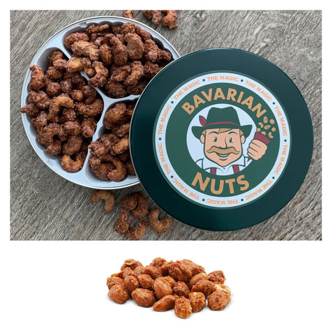 18oz PEANUTS - Gift Tin + Squirrel