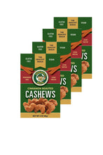 Load image into Gallery viewer, 4x Cinnamon Roasted CASHEWS - 3oz - Pocket Size
